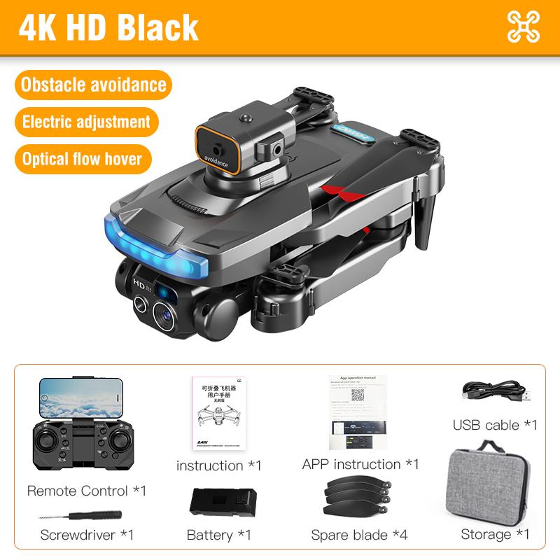 Non-Toxic P15 Drone Hd Camera 4K Real-Time Aerial Pography Obstacle Avoidance Aircraft Optical Flow Fixed Height Foldable Quadcopter