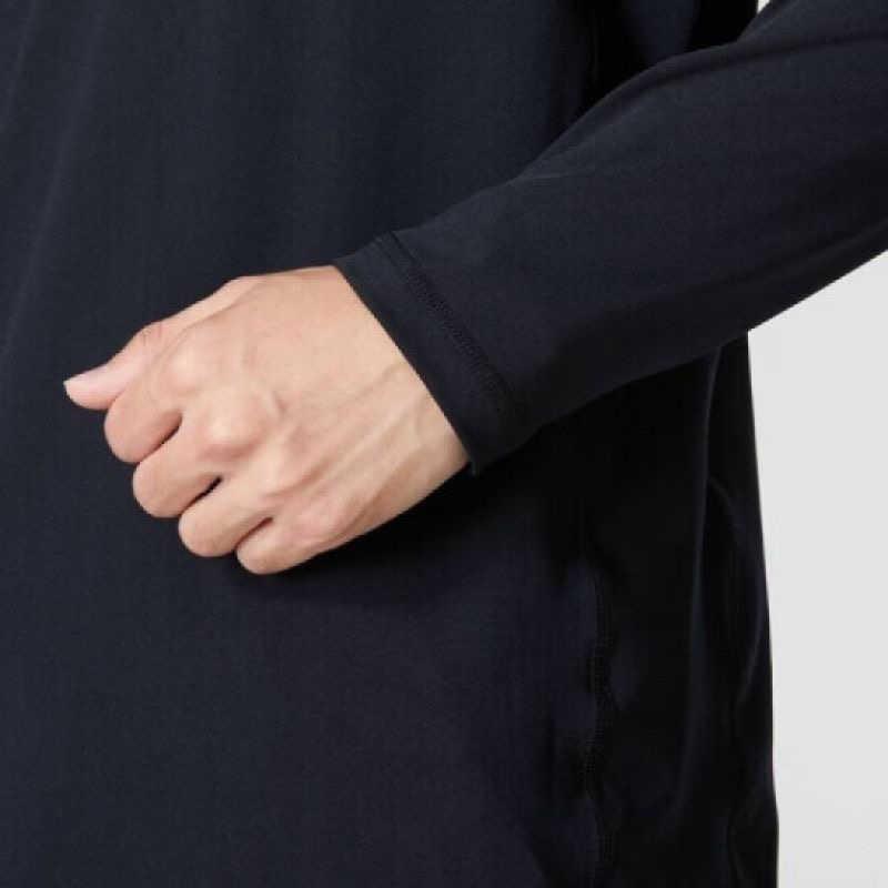 Under Armour Solid Color Casual Crew Neck Long Sleeve T-Shirt And Mid Waist Long Pants Sports Set Men Sets 22600307-001+21500737-408