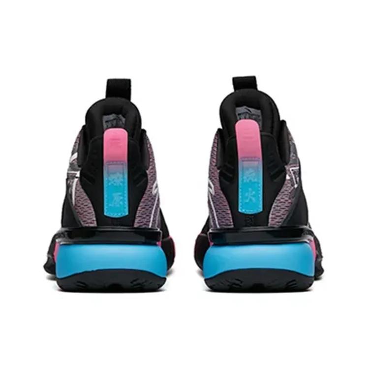 ANTA Basketball Shoes Men's Mid-top Black / Pink / Blue (Unisex) Basketball Shoes 112131605S 1