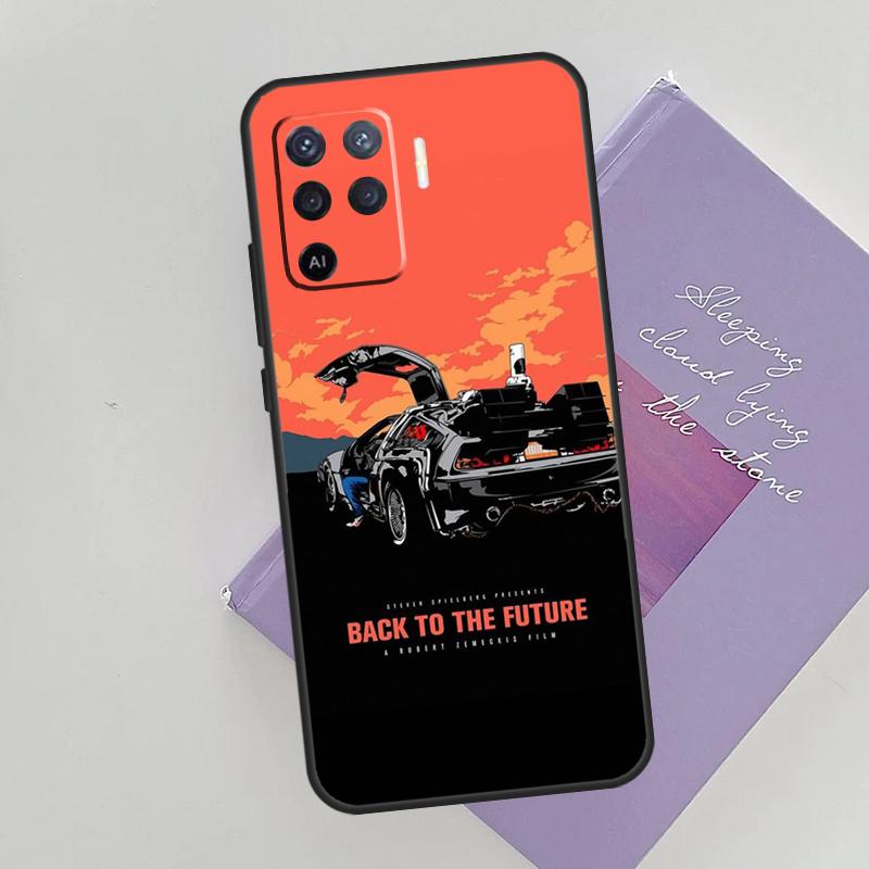 Back To the Future Movie Cover For Oppo A78 A98 A74 A54 A94 A15 A16 A17 A52 A72 A76 A96 A53 A57S A58 A5 A9 Phone Case
