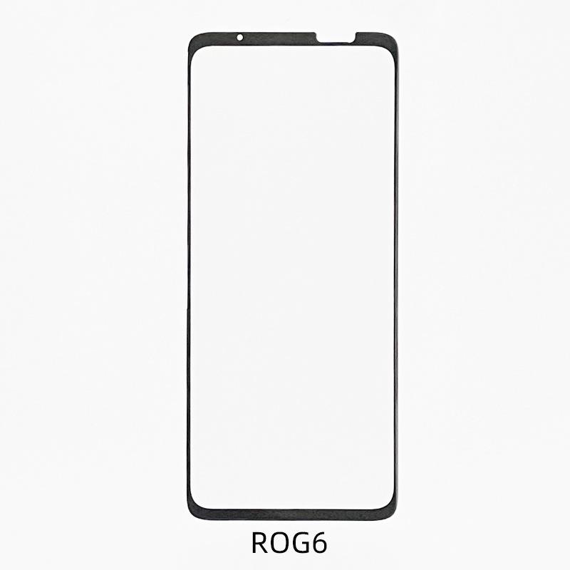 Compatible Tempered Glass Screen Protector for ASUS ROG 3/5/5S/6/6 PRO – Double Strengthened Silk Screened Full Coverage.
