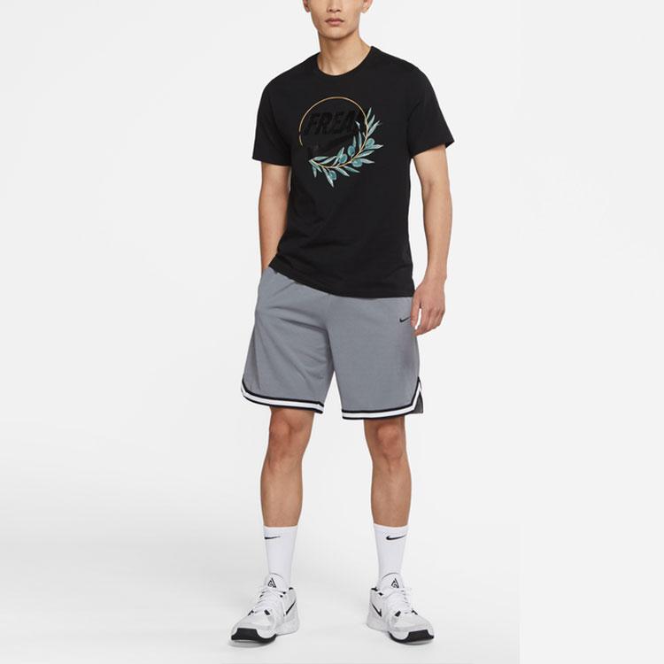 Nike T Shirts Men's Crew Neck Moderate Straight Fit DQ1868-010