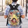 One Piece Casual Backpack Sports Student Hiking Travel Luffy Zoro Sanji Daypack for Men Women College Shoulder Bag
