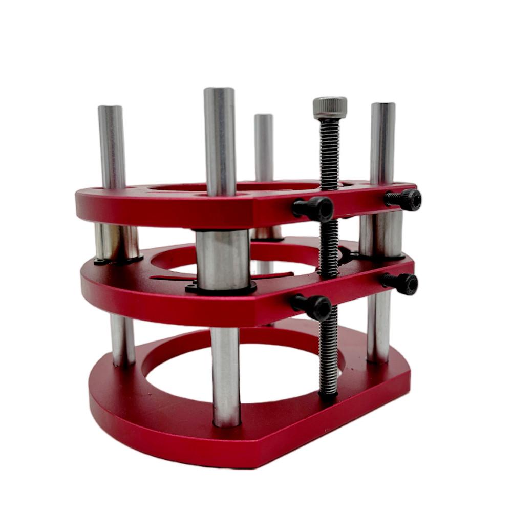 Woodworking Router Lift for 65mm Diameter Motors Router Table Wood Milling Liftable Plunge Base for Trimmer Engraving Machine