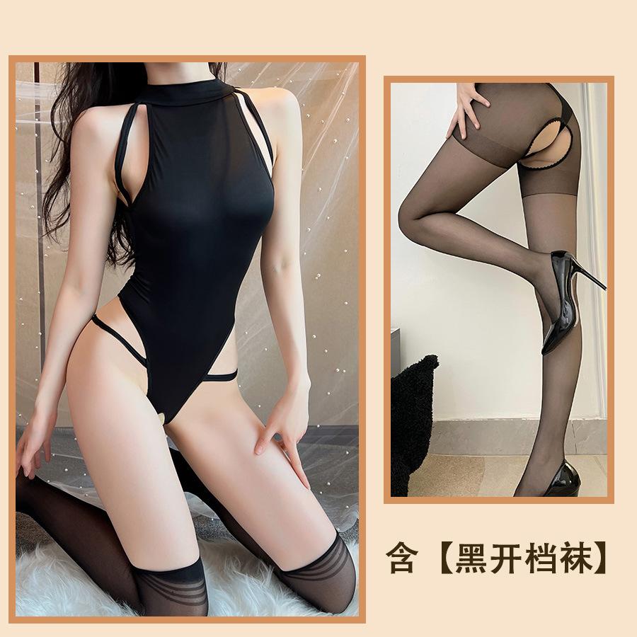 Sex Spodní prádlo No-take Onesie Sexy Pokušení Uniforma Sm Mrtvá Knihovna Vodní postel Ledové hedvábí Vášnivý oblek