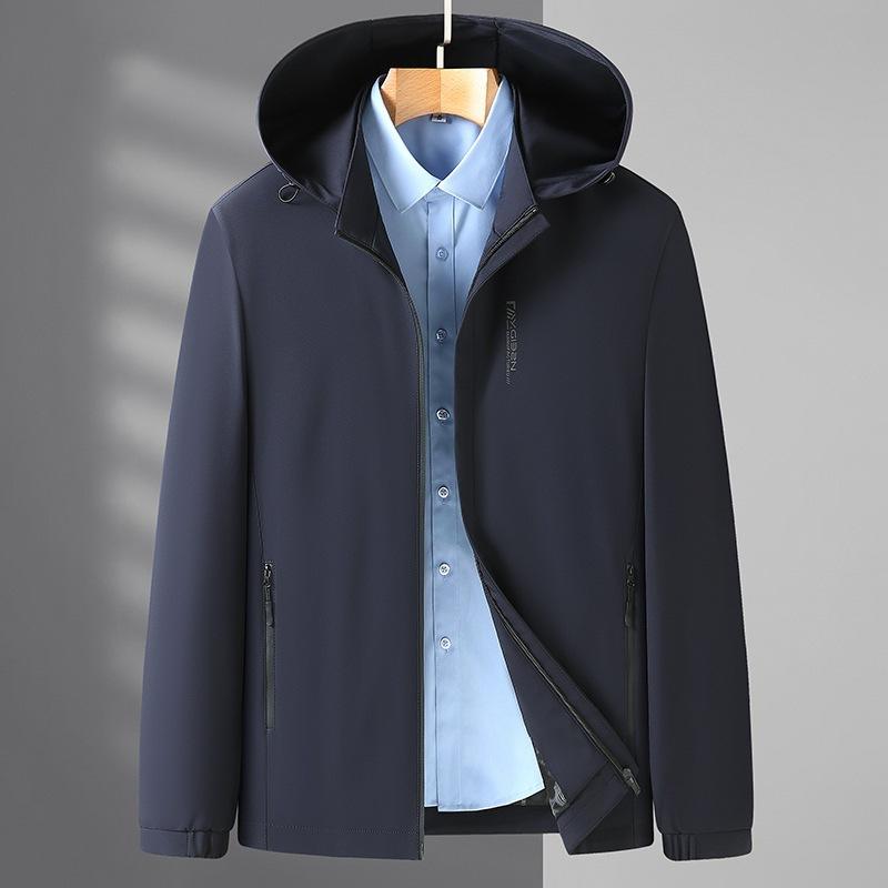 Men's Casual Jacket Daddy Jacket Jacket Middle-aged and Elderly Men's Business Spring and Autumn Winter