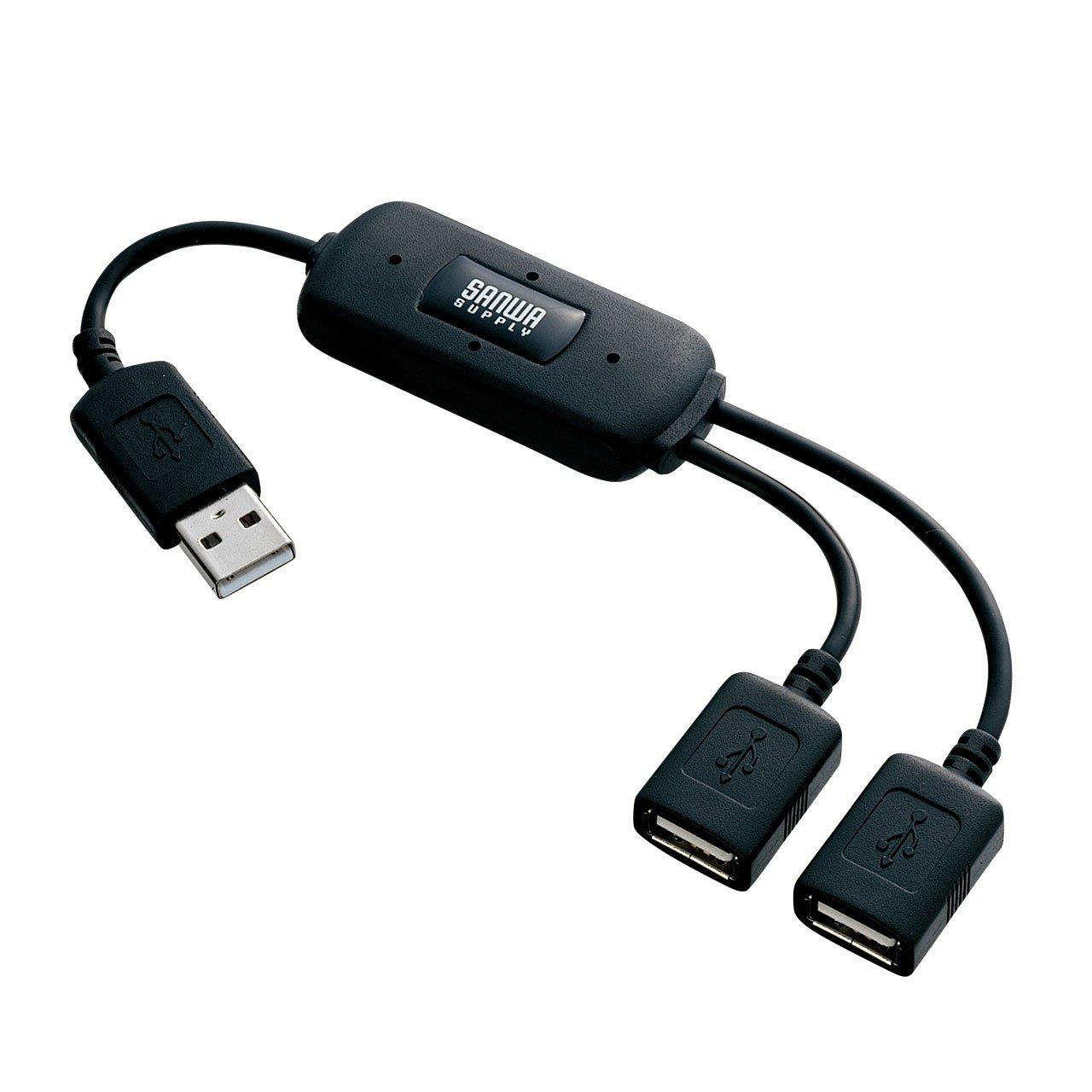 

Sanwa Supply Hub Black USB2.0 USB-HUB228BK чёрный