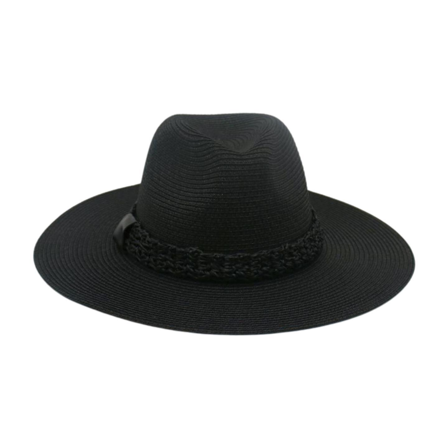 

French Straw Simple Holiday Beach Straw Hat High-End Women S Straw Hat Summer Niche Sun Hat One size fits all