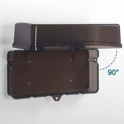 Outdoor Electrical Boxes Waterproof Cable Management Box Rain-Proof Weather Proof Plug Box Outdoor Extension Lead Cover