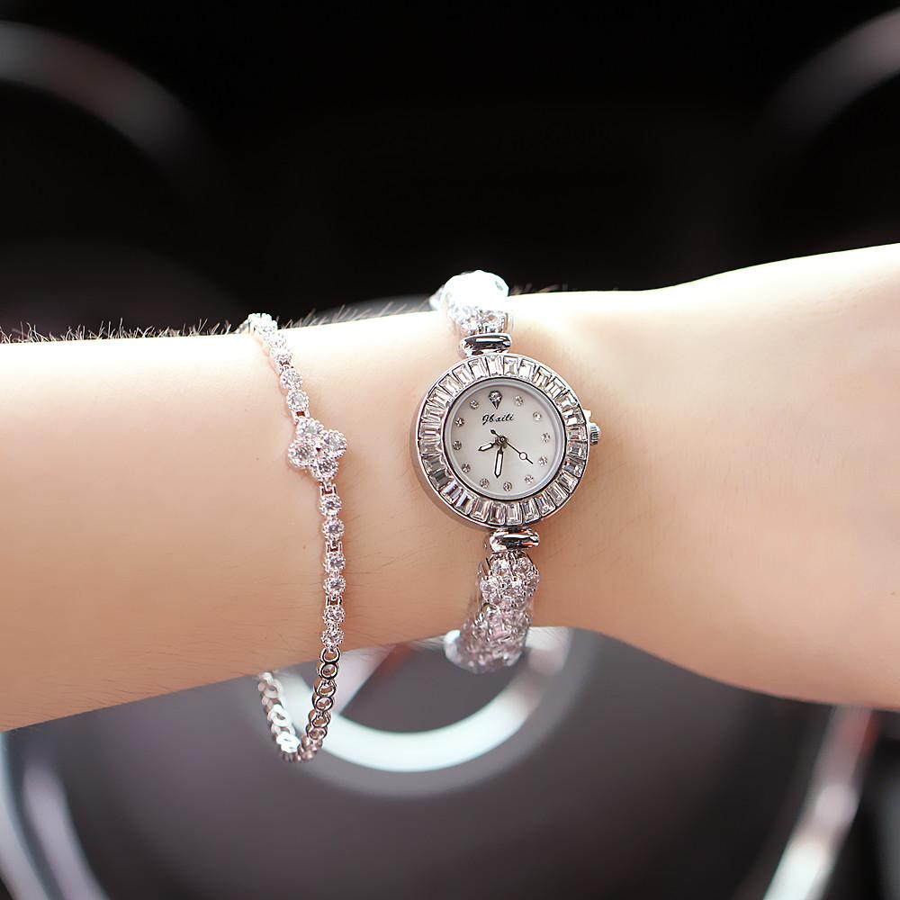 Brand Women's Watch Light Luxury Fashion Wristwatch High Quality Diamond Pearl Waterproof Ladies Jewelry Bracelet Watches Gift