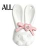 Stylish Accessory for Daily Use Bunny Can Opener Keychain, Cute Bow Rabbit Bottle Pendant, Portable Easy One Click Tab Beverage Keyring Outdoor