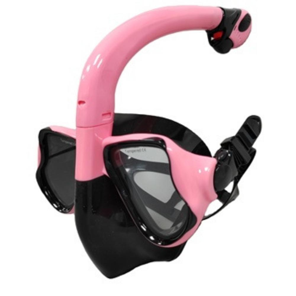Masque de snorkeling entièrement sec, lunettes de snorkeling amovibles