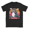 Streetwear Catzilla Cute Cats T Shirt Unisex Crewneck Short Sleeve Tops Cotton Summer Top Tee