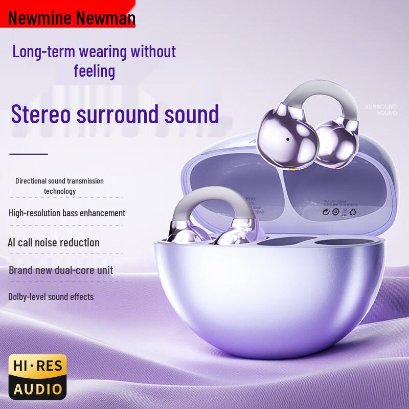 

Newmine LY31 Open-Ear Bluetooth Ear-clip Headphones