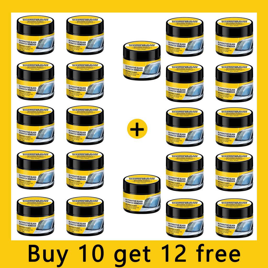 Glass scratch repair paste, suitable for repairing scratches on car windows, bathroom glass, glasses, and lenses.