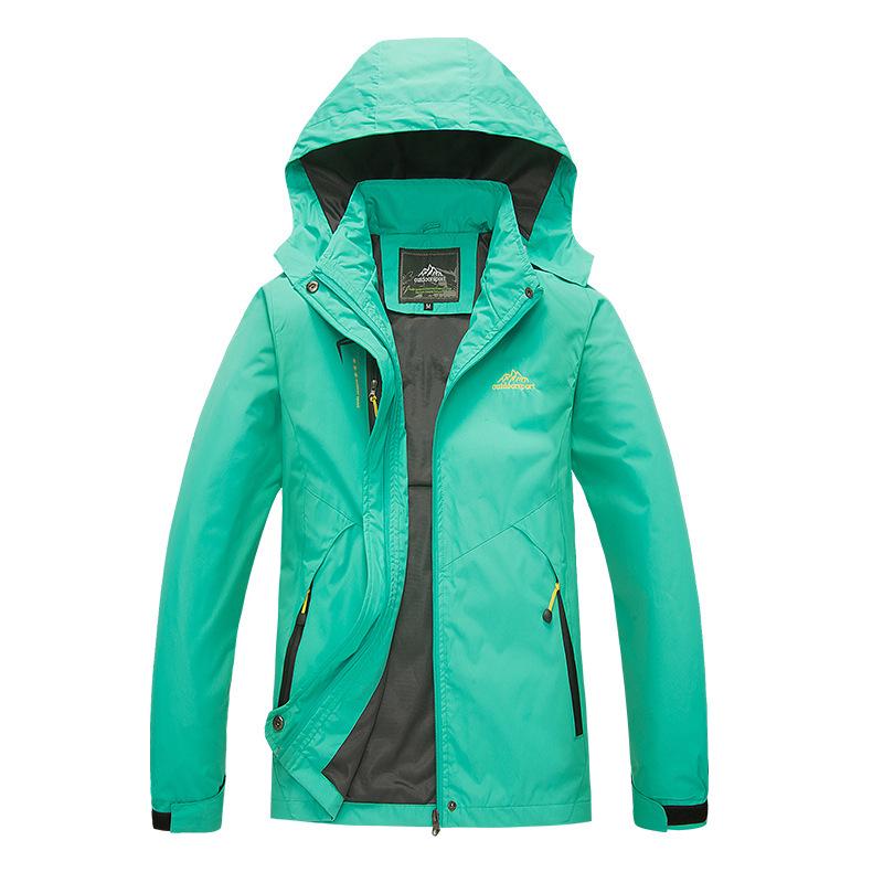 Unisex Spring/Autumn Waterproof Windbreaker: Lightweight, Single-Layer Outdoor Jacket - Perfect for Couples and Mountaineering.