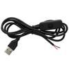 5Pcs USB Male USB Extension Cable 5V ON OFF Switch Cable  for USB Fan Desk Light