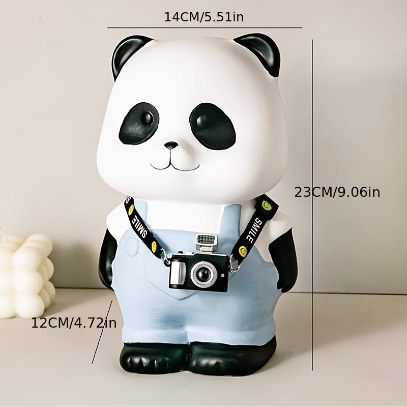 Travel panda ornaments, high end cute piggy banks, living room porch TV cabinet wine cabinet home decorations, ceramic housewarming gifts