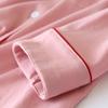 Pure Cotton Knit Maternity Pajama Set - Long Sleeve Nursing Cardigan for Spring & Autumn
