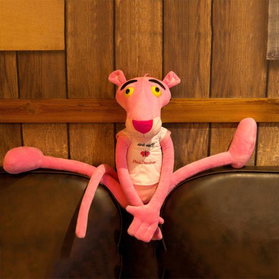 60cm Tegneserie Rosa Panter Dyr Myk Klembar Dukke Utstoppet Plysjleketøy Barn Gave