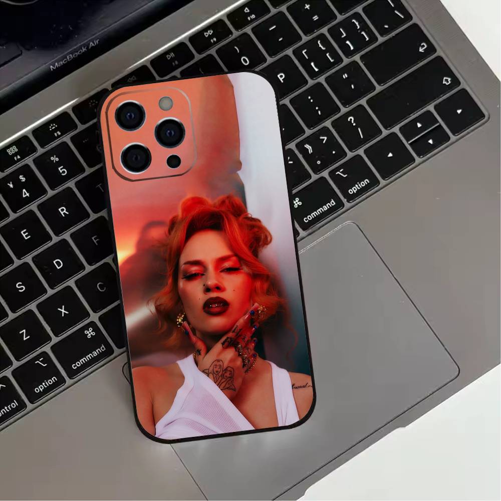 

Singer RAYE Phone Case For iPhone 17,16,15,14,13,12,11 Plus,Pro Max,XS,Soft Silicone Black Cover iPhone14ProMax