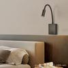 Modern LED Bedside Wall Lamp Bedroom Type-C Lamp Telescopic Hotel Reading Lamp   Indoor USB Adjustable Angle Wall Light