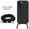 Protective Case - E.F.CONNECTION - for iPhone 12 Pro - Flexible - Shockproof - Black