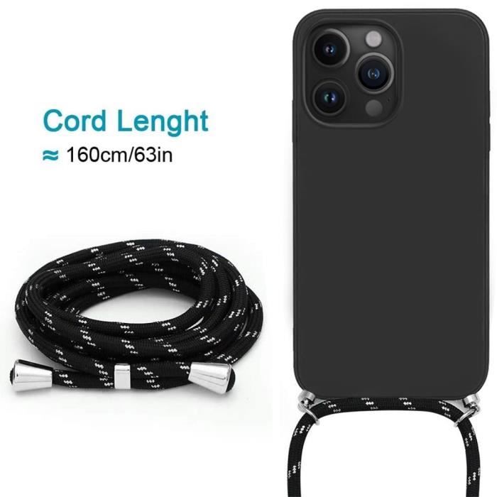 Protective Case - E.F.CONNECTION - for iPhone 12 Pro - Flexible - Shockproof - Black
