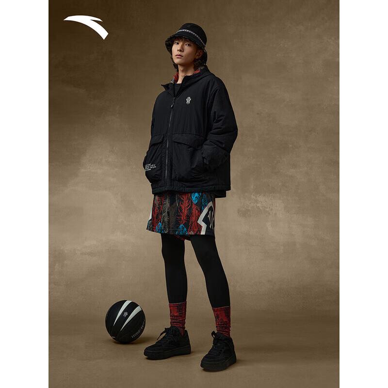 ANTA Couple s Winter Hooded Short Padded Jacket L