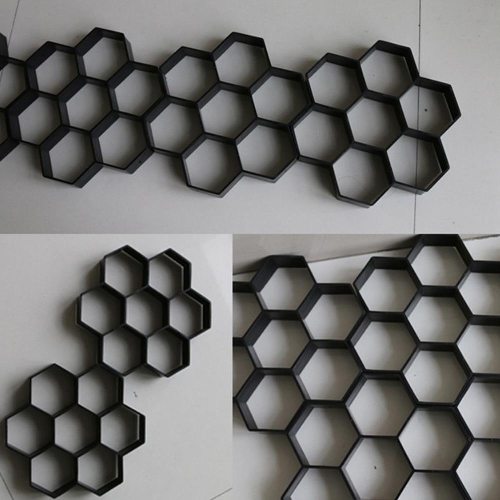 Garden Walk Pavement Concrete Mould DIY Manually Paving Cement Brick Stone Road Concrete Molds for Home Yard Garden