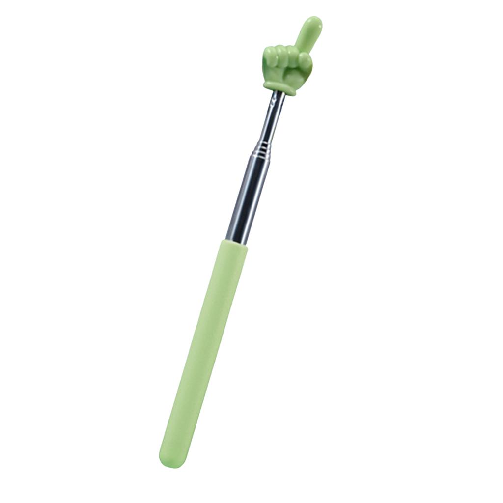 Telescopic Teaching Pole Classroom Indicator Stick For Reading And Learning Creative Finger Shape Teaching Stick School Supplies