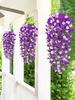 1/2/4pcs Artificial Eucalyptus Silk Flower Vine, UV-Resistant Greenery For Outdoor Hanging, Suitable For Anniversary, Graduation, Wedding