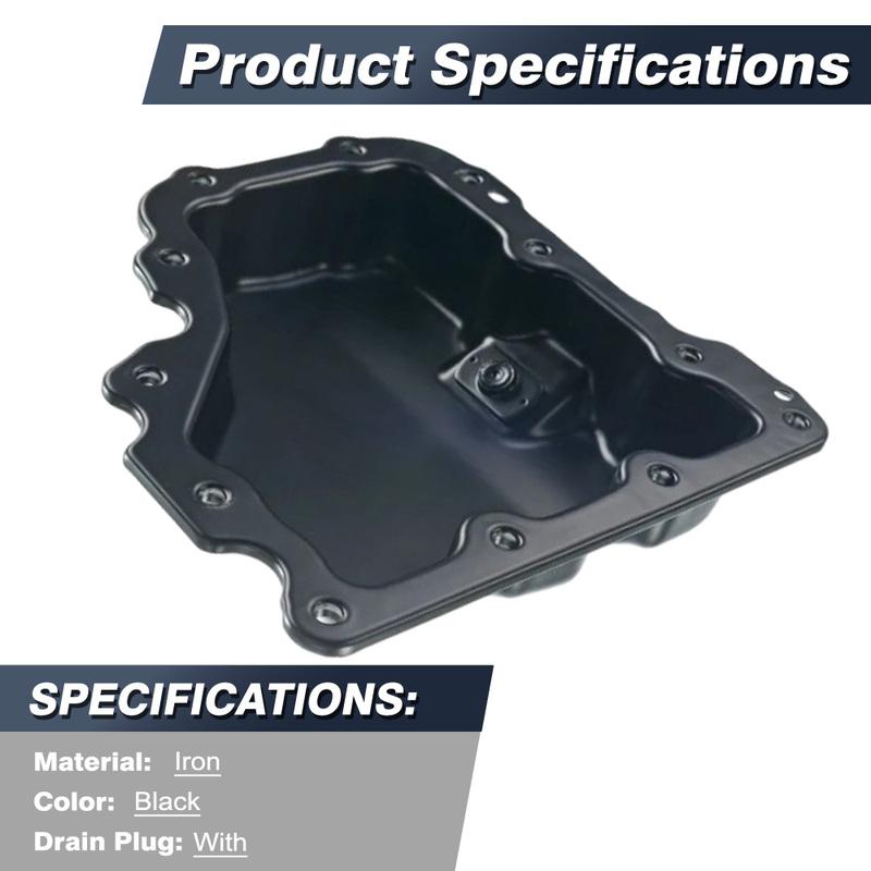 For Chevrolet Cruze 1.4L 2016 2017 2018 12637773 Engine Oil Pan Sump with Drain Plug 264622,