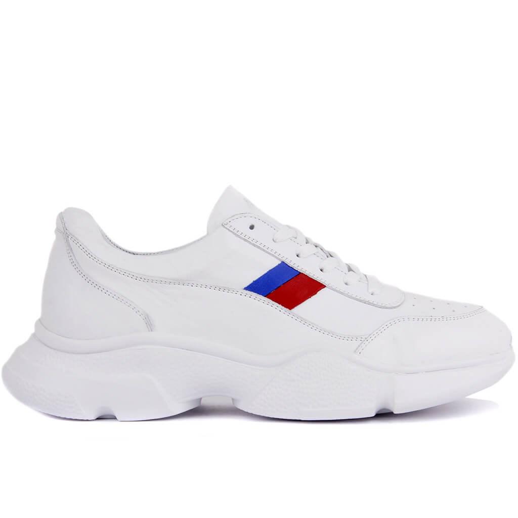

Sail Lakers - Мужские кроссовки из кожи белого цвета 40 белый