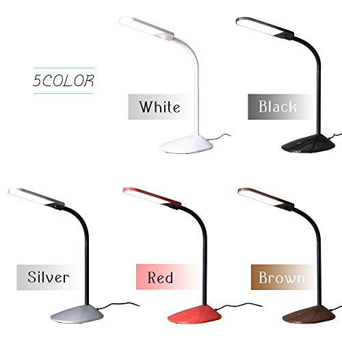 IRIS OHYAMA [Power saving measures] IRIS OHYAMA LED desk light, 3 color toning levels, stepless dimming, easy operation, freely movable, flexible arm,