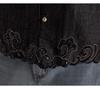 Verdant Shadows Tortoiseshell Sleeveless Vest: Heavyweight Mulberry Silk Xiangyun Yarn with Embroidery