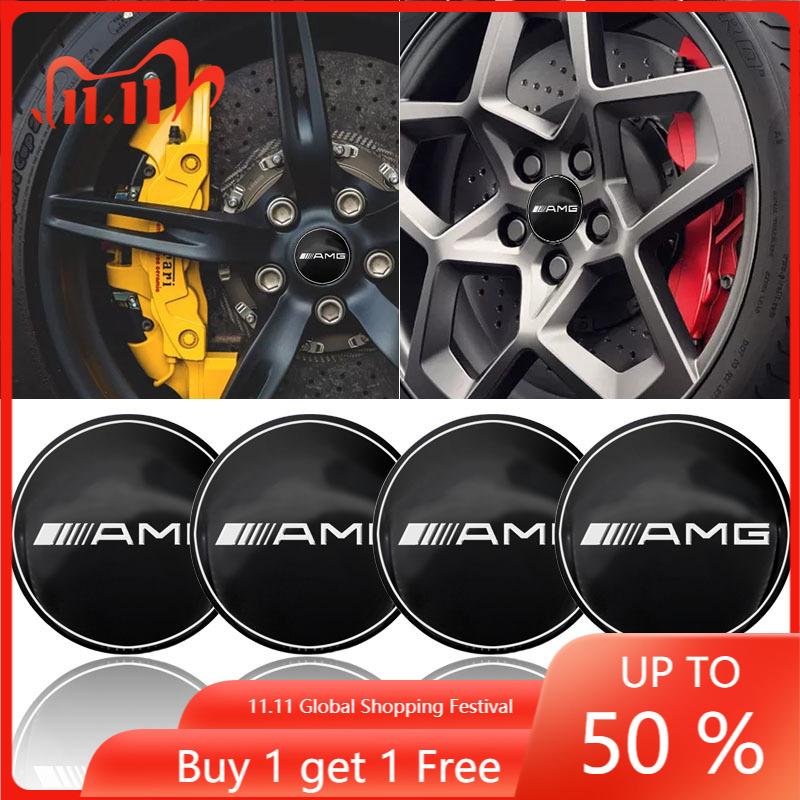 4pcs Car Rim Cover Decal Tire Wheel Center Hub Cap Sticker Emblem Decal For Mercedes-Benz C180 E320 E400 E260 E300 W108 W124