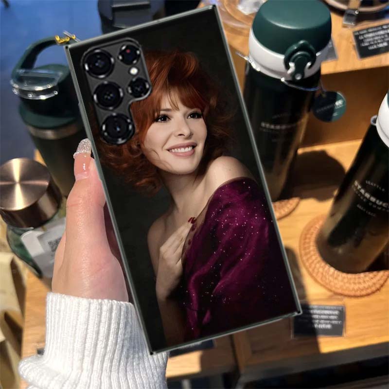 Mylene Farmer Cases Phone Case for Samsung Galaxy S26 Ultra S25 Edge S24 S23 FE S21 Plus S20 S22 S10 Cover TPU Capa Shell Shockp