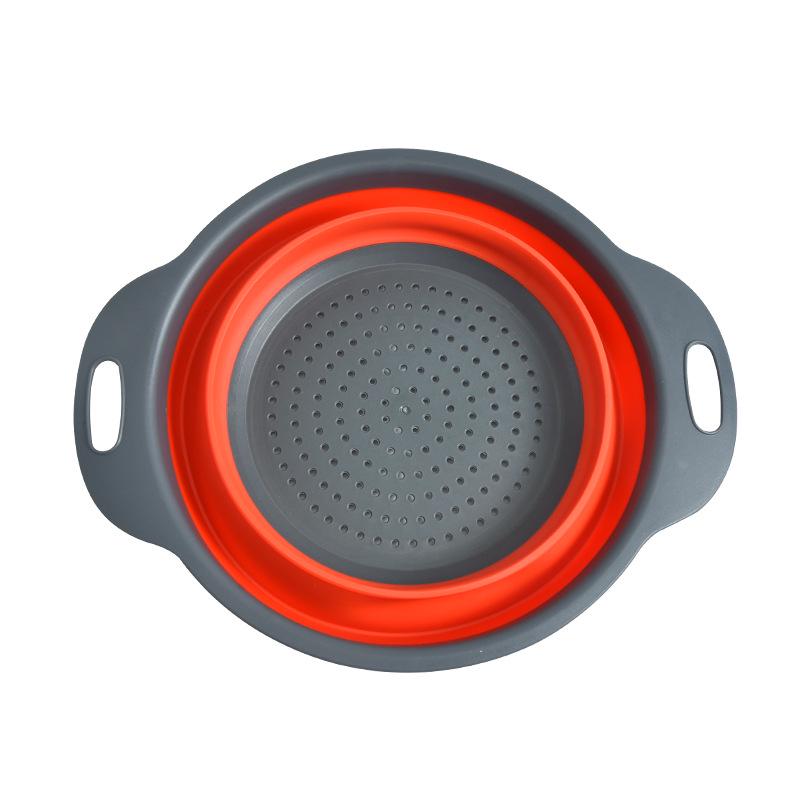 

Collapsible Vegetable and Fruit Washing Basket with Drainage