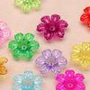 Six-Petal Sunflower Acrylic Beads for DIY Jewelry and Crafting