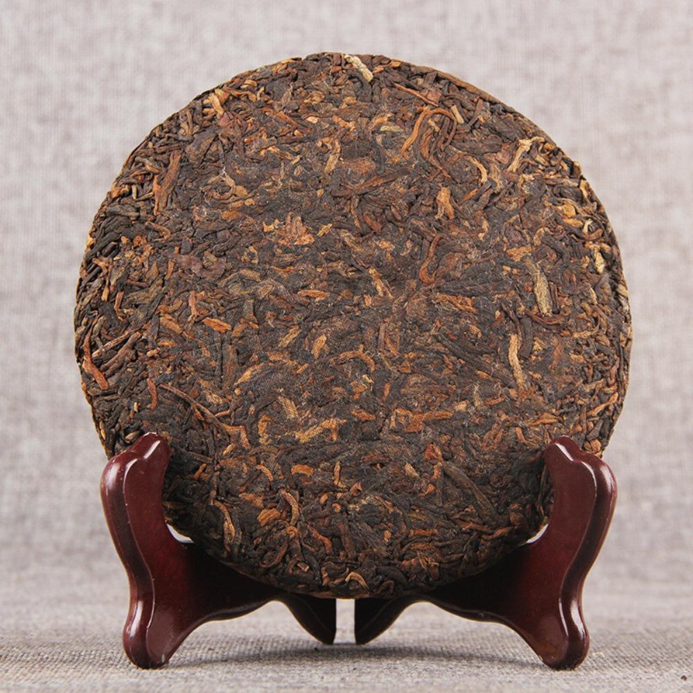 Pu Erh Tea Cake 200g Ripe Yunnan Fermented Herbal Tea Detox Energy Support 01
