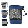 Golf Accessory Bag Portable Ball Storage Bag Drawstring Mesh Pouch for Accessory Large Capacity Gear Holder Organizer Gift Men Women Golfer
