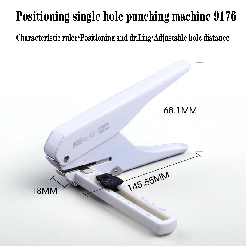 

Дырокол Fromthenon с одним отверстием, регулируемый позиционный дырокол 6 мм, ручные инструменты для скрапбукинга, школьные канцелярские принадлежности с отрывными листами