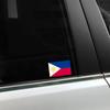 Autoaufkleber Philippinische Flagge Fenster Vinyl-Aufkleber Dekor Autozubehör Für Toyota Mitsubishi Ford Nissan Suzuki Isuzu Hyundai