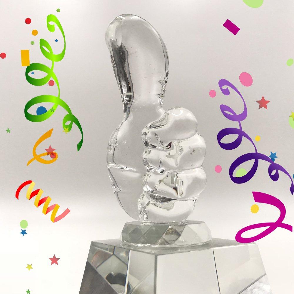Sac Taske (Saku Tasuke) Like Trophy & Gold Medal Thumb Good Funny Humor Winner Cup Award Ceremony (Thumb Mini Trophy)