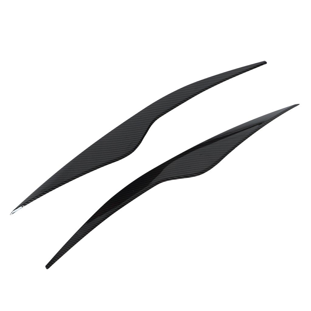 2 Pcs Headlight Eyebrow Front Left Right Light Eyelid Trim Cover Replacement for Ford Focus MK2