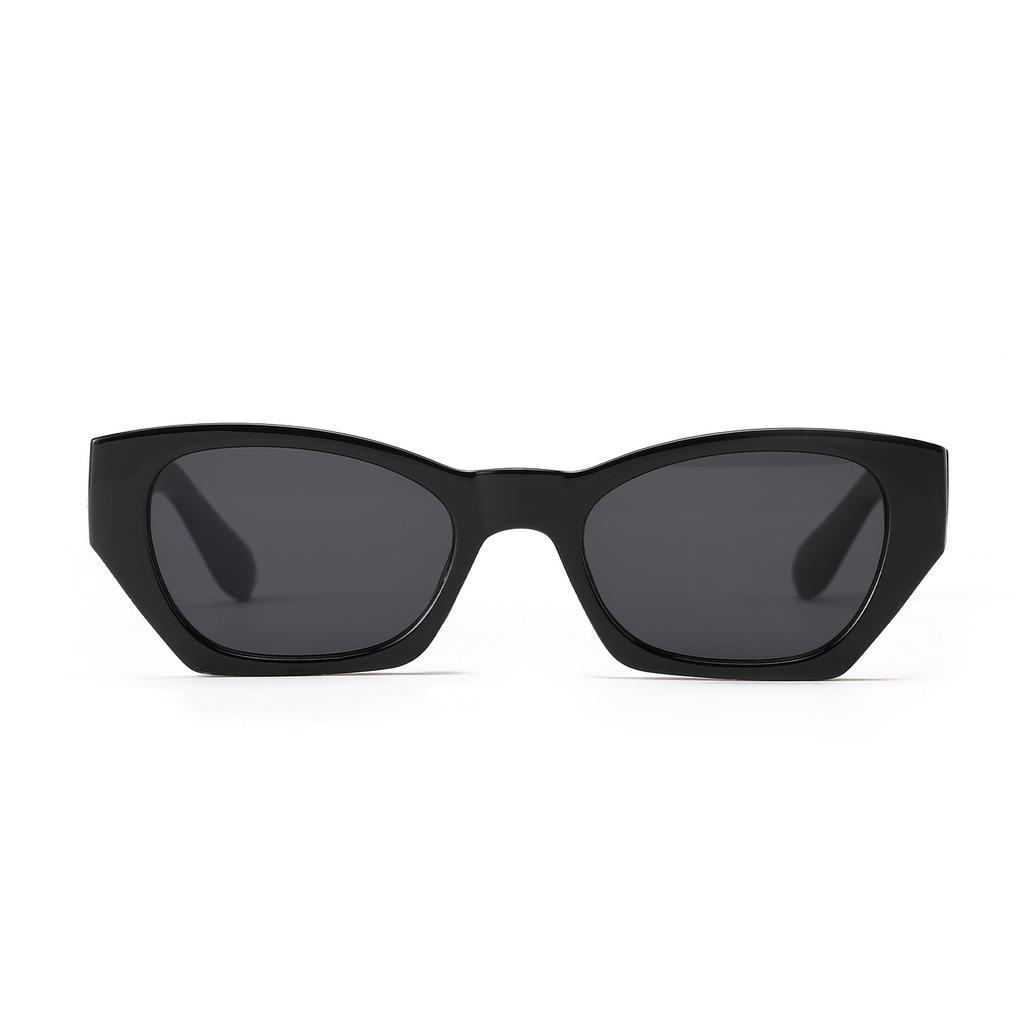 Brille 95154 Kleiner Rahmen Quadratisch Polygon Retro Rahmen Sonnenbrille Damen, Sonnenbrille Herren