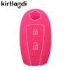 Silicone Key Cover Remote Car Key Case for SUZUKI Grand Vitara 2021 Swift Sport SX4 S-CORSS 2 Button Car Accesories Holder