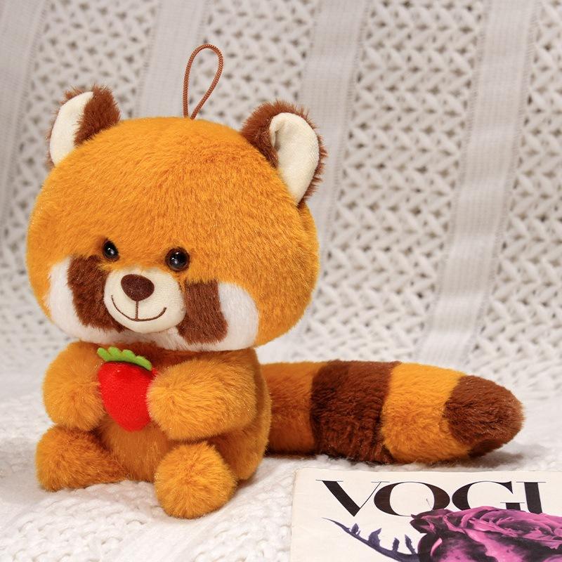 Cartoon Cute Fox, Raccoon, Squirrel Doll Plush Toy Doll Children Sleeping Pillow Backpack Pendant Doll