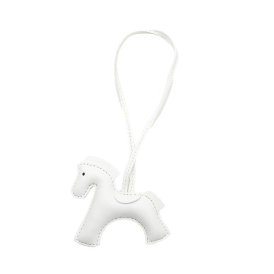 Car Ornament Faux Leather Horse Charm Small Dainty Keychain Car Interiors Purse Backpack Accessories